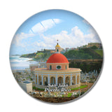 San Juan Puerto Rico 3D Fridge Magnet Crystal Glass