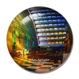 San Salvador El Salvador 3D Fridge Magnet Crystal Glass