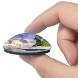 Sao Tome and Principe 3D Fridge Magnet Crystal Glass