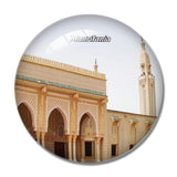 Saudi Mosque Mauritania 3D Fridge Magnet Crystal Glass