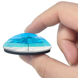 Seven Mile Beach Grand Cayman UK 3D Fridge Magnet Crystal Glass