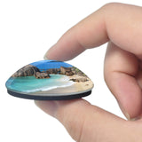 Seychelles National Park 3D Fridge Magnet Crystal Glass