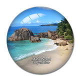 Seychelles National Park 3D Fridge Magnet Crystal Glass