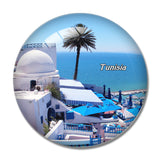 Sidi Bou Sai Tunisia 3D Fridge Magnet Crystal Glass