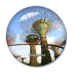 Singapore 3D Fridge Magnet Crystal Glass