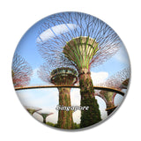 Singapore 3D Fridge Magnet Crystal Glass