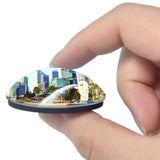 Singapore Merlion Gardens by the Bay 3D Fridge Magnet Crystal Glass