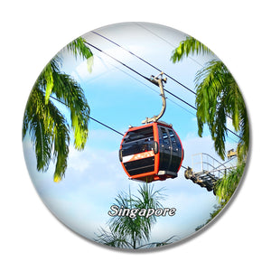 Singapore Sentosa 3D Fridge Magnet Crystal Glass