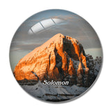 Solomon 3D Fridge Magnet Crystal Glass