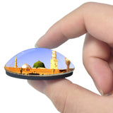 Al Masjid an Nabawi Medina Saudi Arabia 3D Fridge Magnet Crystal Glass