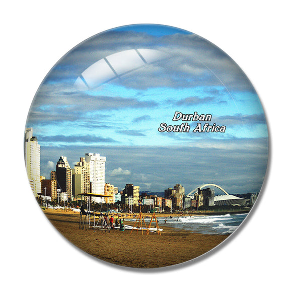 South Africa Durban 3D Fridge Magnet Crystal Glass