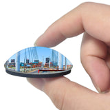 South Africa Johannesburg 3D Fridge Magnet Crystal Glass