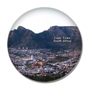 South Africa Lion's Head Cape Town 3D Fridge Magnet Crystal Glass