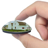 South Africa Stellenbosch 3D Fridge Magnet Crystal Glass