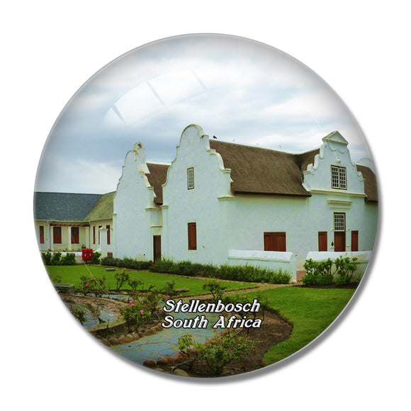 South Africa Stellenbosch 3D Fridge Magnet Crystal Glass