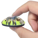 South Africa Zebra 3D Fridge Magnet Crystal Glass