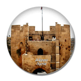 Aleppo Citadel Syria 3D Fridge Magnet Crystal Glass