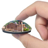 Spain Alcudia Old Town Mallorca 3D Fridge Magnet Crystal Glass