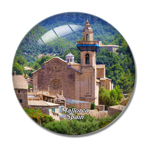 Spain Alcudia Old Town Mallorca 3D Fridge Magnet Crystal Glass