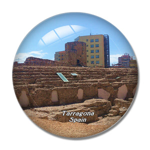 Spain Amphitheater Tarragona 3D Fridge Magnet Crystal Glass