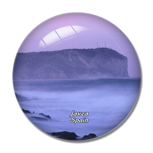 Spain Arenal Beach Javea 3D Fridge Magnet Crystal Glass