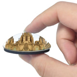 Spain Barcelona Cathedral Gothic Quarter 3D Fridge Magnet Crystal Glass