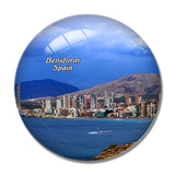 Spain Benidorm 3D Fridge Magnet Crystal Glass