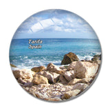 Spain Bologna Beach Tarifa 3D Fridge Magnet Crystal Glass