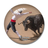 Spain Bullfighting Museum Cordoba 3D Fridge Magnet Crystal Glass