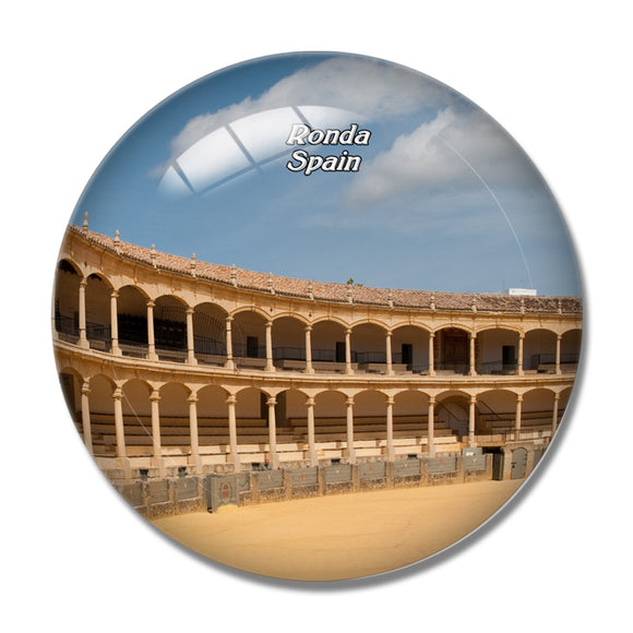 Spain Bullfighting,Ronda 3D Fridge Magnet Crystal Glass