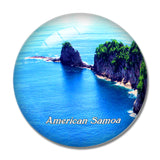 American Samoa.png 3D Fridge Magnet Crystal Glass