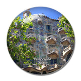 Spain Casa Batllo Barcelona 3D Fridge Magnet Crystal Glass