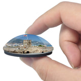 Spain Castle of Sohail Fuengirola 3D Fridge Magnet Crystal Glass