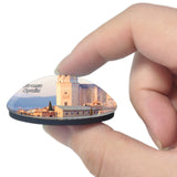 Spain Cathedral Girona 3D Fridge Magnet Crystal Glass