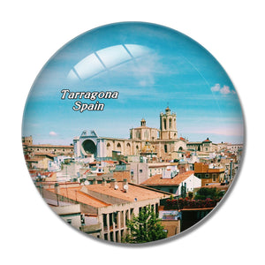 Spain Cathedral¨ÛTarragona 3D Fridge Magnet Crystal Glass