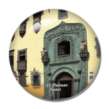 Spain Columbus House Las Palmas 3D Fridge Magnet Crystal Glass