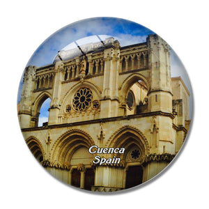 Spain Cuenca Cathedral 3D Fridge Magnet Crystal Glass