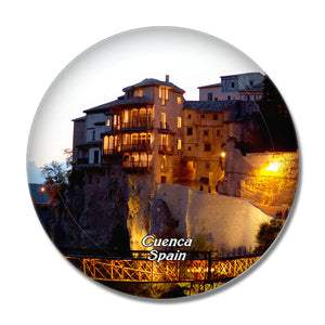 Spain Cuenca 3D Fridge Magnet Crystal Glass