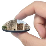 Spain Fortress Of Elizabeth II Mahon 3D Fridge Magnet Crystal Glass