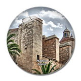 Spain Fortress Of Elizabeth II Mahon 3D Fridge Magnet Crystal Glass