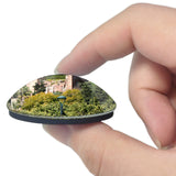 Spain Gibralfaro Castle Malaga 3D Fridge Magnet Crystal Glass