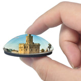 Spain Gold Tower Seville 3D Fridge Magnet Crystal Glass