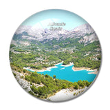 Spain Guadalest Valley Alicante 3D Fridge Magnet Crystal Glass