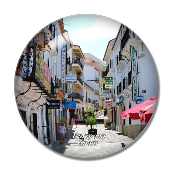 Spain Historic Center,Estepona 3D Fridge Magnet Crystal Glass