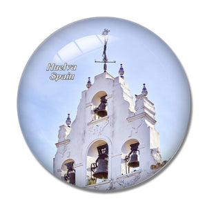 Spain Huelva Church 3D Fridge Magnet Crystal Glass