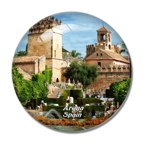 Spain Los Cristianos Arona 3D Fridge Magnet Crystal Glass