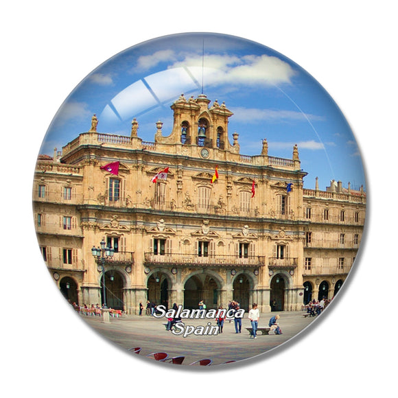 Spain Mayor Square Salamanca 3D Fridge Magnet Crystal Glass