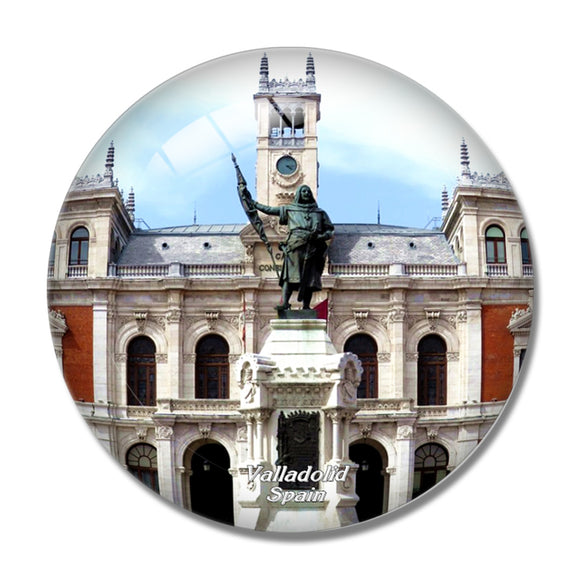 Spain Mayor Square Valladolid 3D Fridge Magnet Crystal Glass