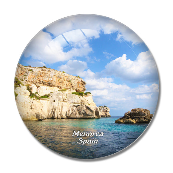 Spain Menorca 3D Fridge Magnet Crystal Glass