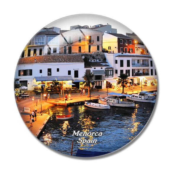 Spain Menorca 3D Fridge Magnet Crystal Glass